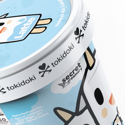 Ice Cream Pint Packaging Design