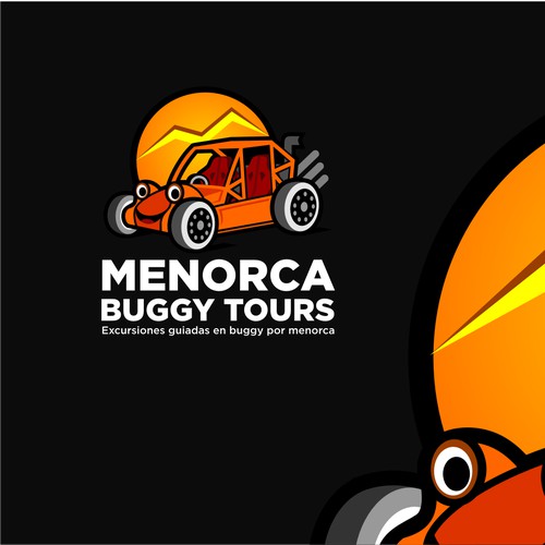 Fun Illustration concept for Buggy Tours