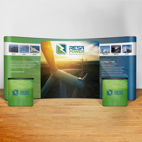 Tradeshow Booth design for Resa power