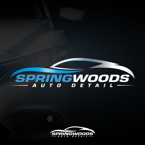 Winning design for Springwoods Auto Detail