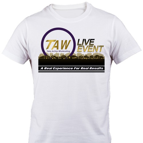 TAW Real Estate Event T-shirt Design