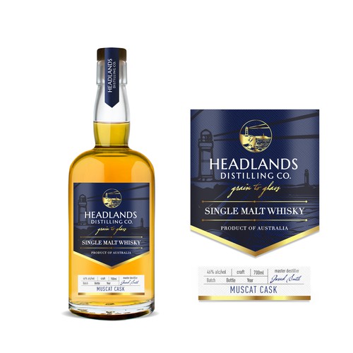 Label for Single Malt Whisky