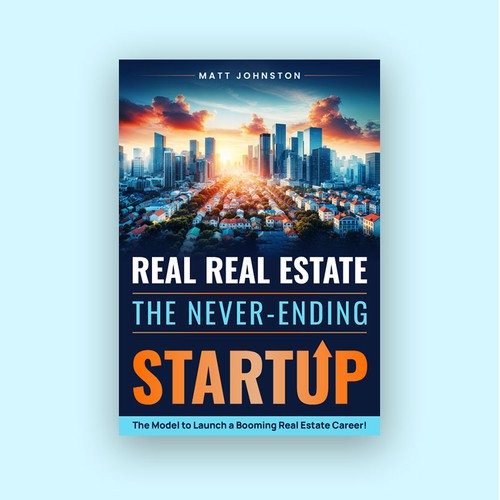 Book Cover Design for The Never Ending Startup