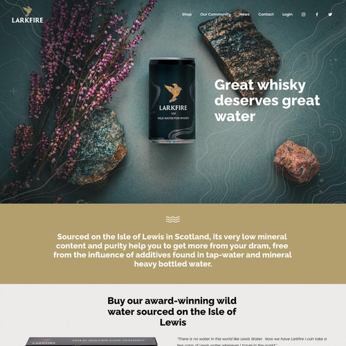 Larkfire - Wild Water for Whisky