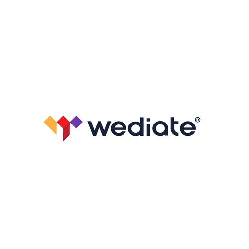 Logo Design for Wediate Fintech Construction