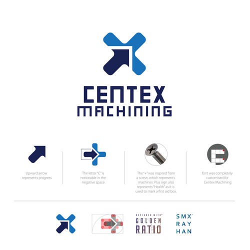 Logo concept for Centex Machining