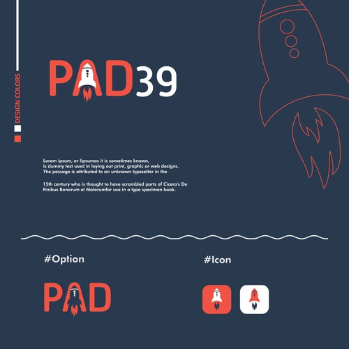 PAD 39 Logo Design
