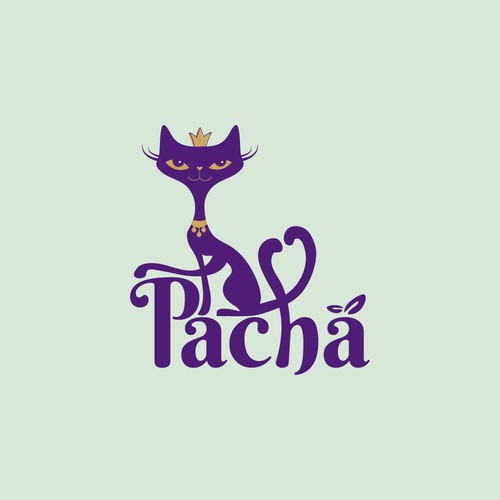 Logo for a cat brand