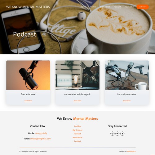 We Know Mental Matters Design