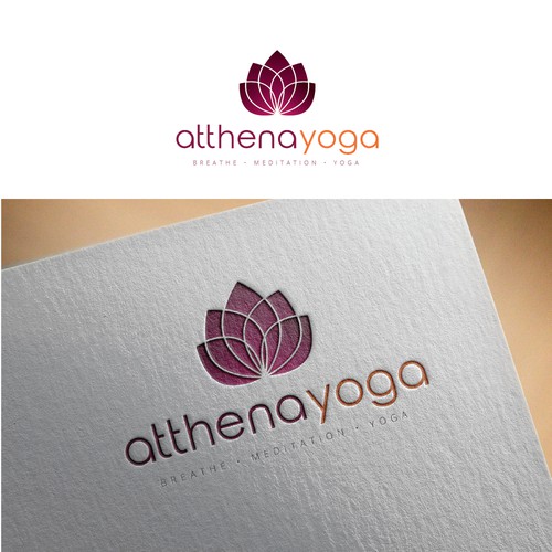 Logo concept for Atthena Yoga