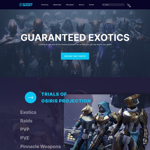 Video Game Boosting Store For Destiny 2