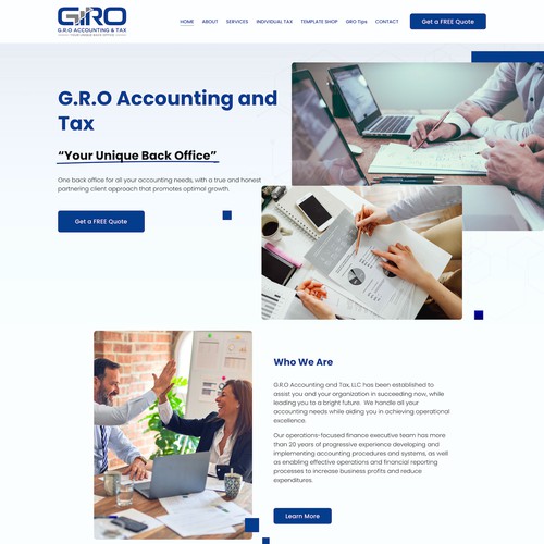 G.R.O. Accounting & Tax Design