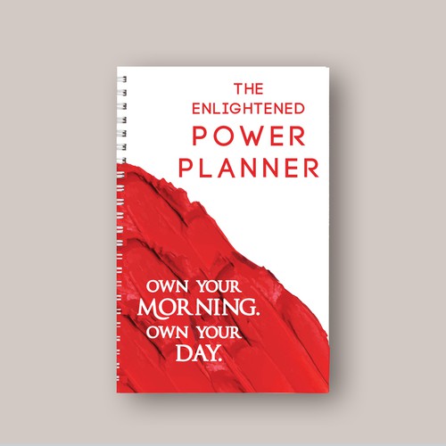 "The Enlightened Power Planner" Cover Design.