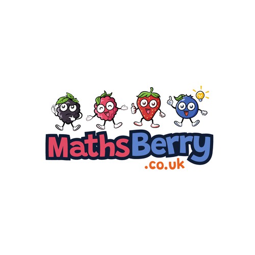 Logo & Mascot For Mathsberry.co.uk