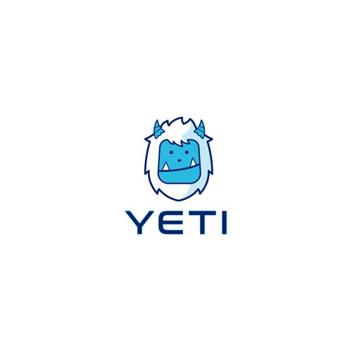 Bold and fun logo for YETI