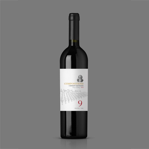 Wine Label "Compositions"