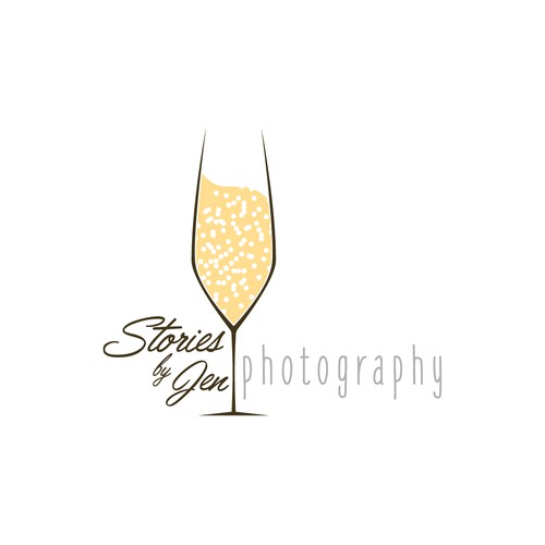 Create a simple yet outstanding logo for creative wedding photographer