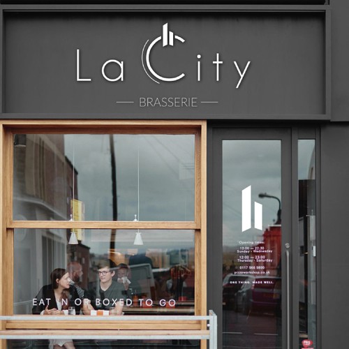 Logo pour la brasserie "La City"