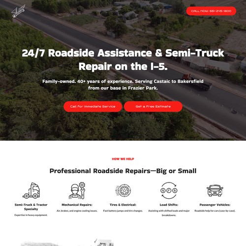 Lebec Roadside Assistance Design