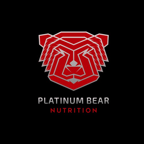 Kickass logo for Platinum Bear Nutrition!