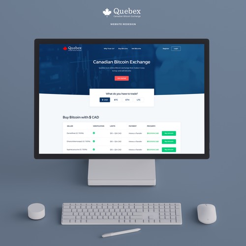 Quebex Website Design