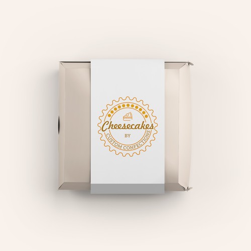 Cheesecake logo box