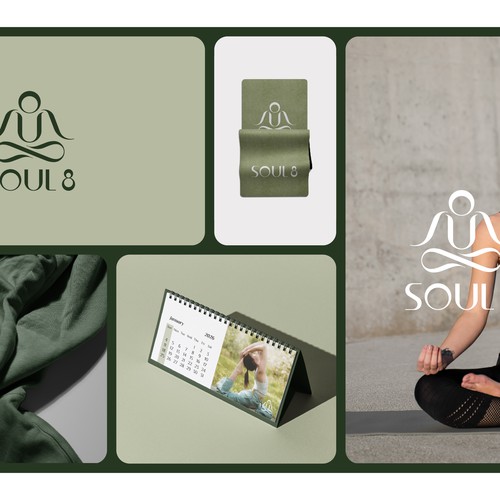Soul 8 — Mindful Yoga & Wellness Brand Identity