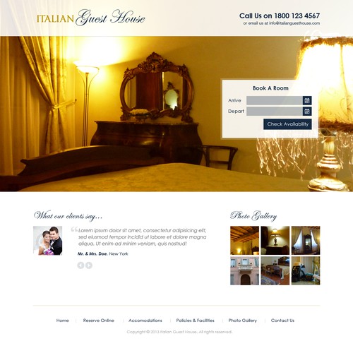 Guesthouse website