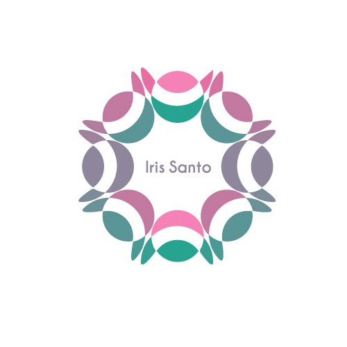 Energetic Logo Design for Iris Santo