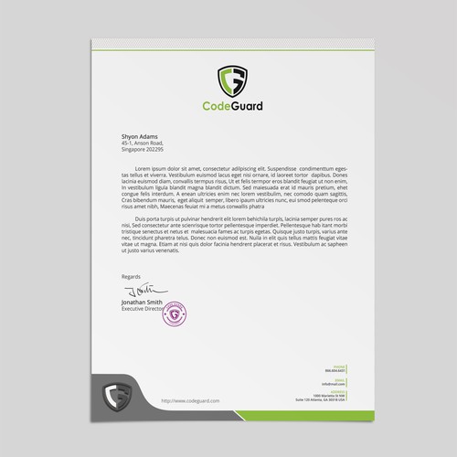 Letterhead Design template