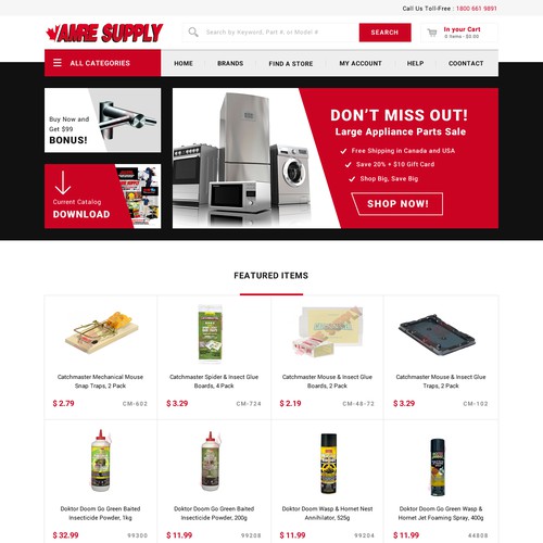 eCommerce website