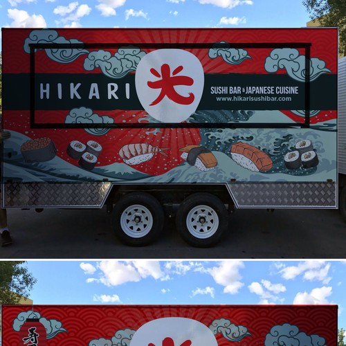 Hikari japanese sushi food truck