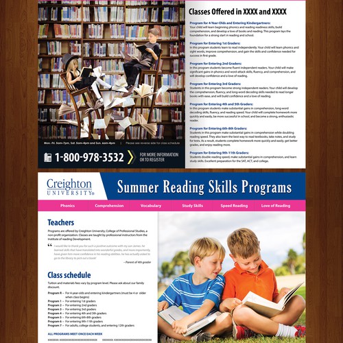 Elementary Flyer Concept Needed to Advertise Summer Reading Programs