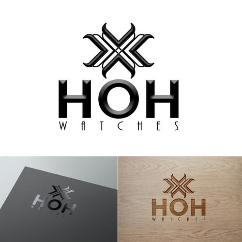 HOH Watches needs a new logo with an HOURGLASS used in it.