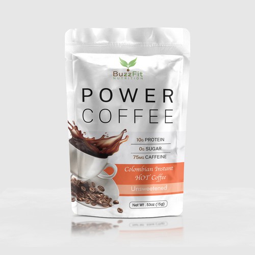 Power Coffee packaging alteration