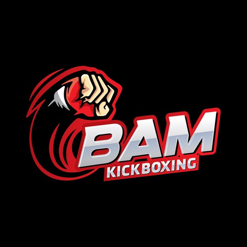 Logo concept for BAM Kick Boxing