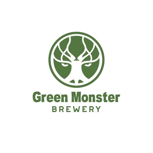 Green monster brewery logo