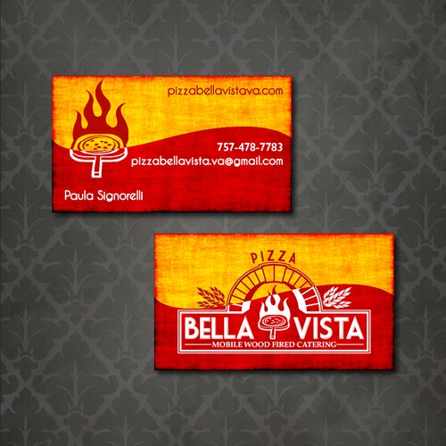 Pizza Bella Vista needs a business card design 