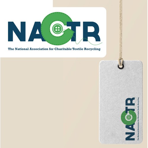 Logo for a charitable textile recycle association