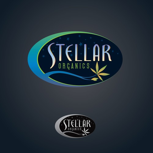 Create an amazing logo for Stellar Organics medicinal cannabis farm