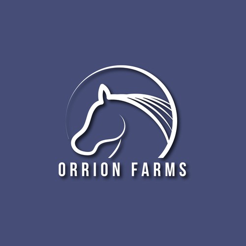 Logo for horse farm