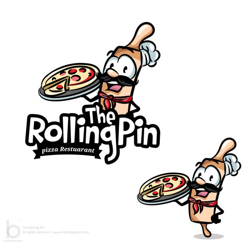 Identity design for 'The Rolling Pin'