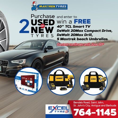 Excel Tyres Banner Ad/Flyer