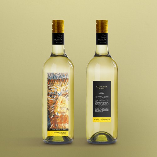 Van Gogh museum wine label