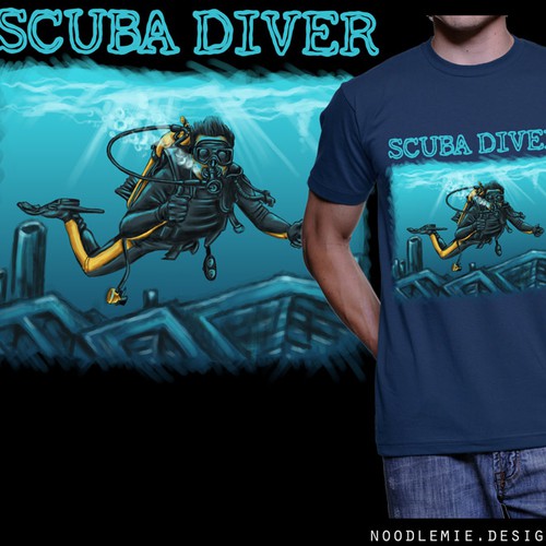 +++ Design a new breathtaking SCUBA DIVER Shirt +++