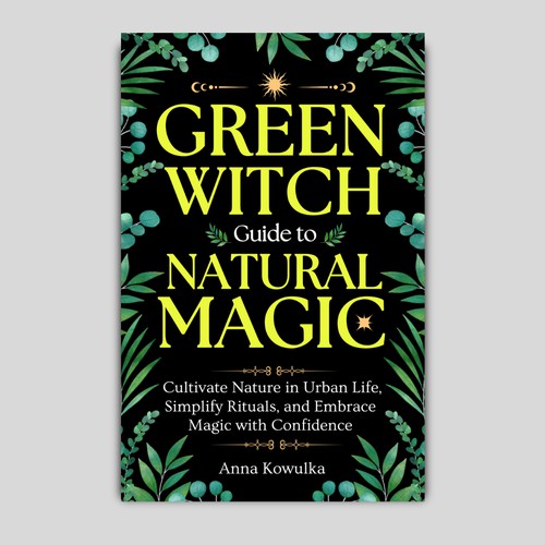 Spellbinding Book Cover: Natural Magic Meets Modern Elegance