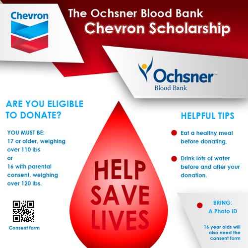 Poster for a blood drive