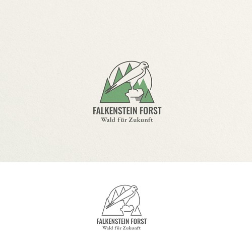 Logo for a forest company