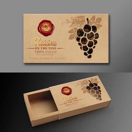 Raisins on the vine window box design