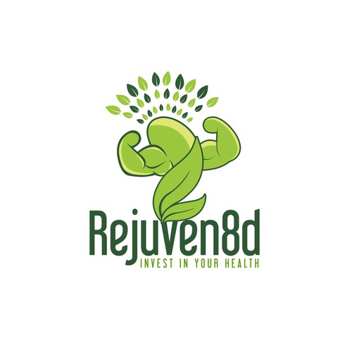 Rejuven8d Fitness Logo Design